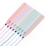 ZEYAR - 8 Spring Colour Highlighter Set, Single Chisel Tip, Precise Note