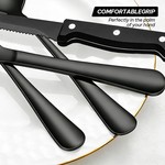 Topika Kitchen Cutlery Set 30pcs Knives and Fork Set with Steak Knife