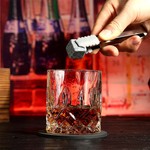 Topika Whiskey Gift Set for Men - 2 Glasses, 8 Whiskey Stones & Wooden Box