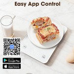 Topika Digital Kitchen Scale With App Automatically Calculate Food Calories