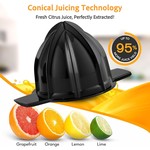 TopikaHome Electric Citrus Juicer Orange Lemon Squeezer BPA-Free 60W 700ml