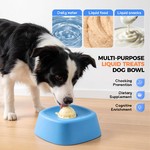 Topika Slow Feeder Dog Bowl for Liquid Treats, Rolling Ball