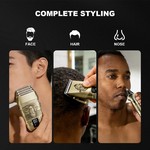 Topika 3-in-1 Trimmer & Shaver Kit, Professional Hair Clippers for Men
