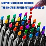Topika Creative Markers Eco-friendly, Refillable, With Smooth, Vibrant Ink