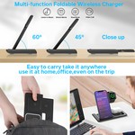 Topika 3-in-1 Charging Station Compatible with iPhone Apple Watch & AirPods