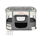 Topika Foldable Dog/Cat Tent Playpen Portable Pet Indoor/Outdoor Cage