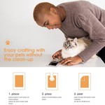 TopikaPet - Inkless Dog & Dog Paw Print Pad for Pet, Footprint & Hand Kit