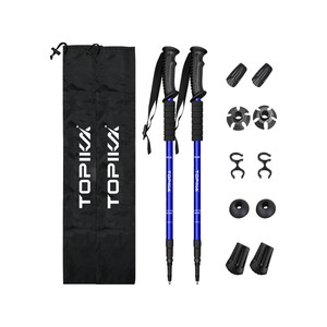 Topika - Hiking Sticks Anti-Shock Trekking & Walking Poles Super Light