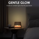Topika Essential Oil Diffuser with Flame Effect, Aromatherapy Oil for Sleep