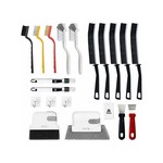 Topika Crevice Cleaning Brush Set For window, stove, Grout & Gaps, 17Pcs