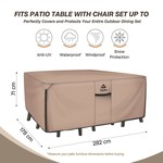 Topika-Patio Furniture Cover Outdoor Furniture Cover Waterproof Table Cloth