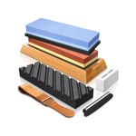 Topika - Knife Sharpening Stone Kit, Muti Side Grit Knife Sharpener Tool