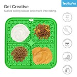 Topika-Lick Mat for Dogs/Cats w/ Suction Cups, Anxiety Relief&Slow Feeding