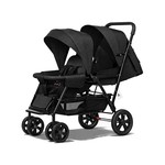 Double Stroller for Infants & Toddlers, Compact Foldable Design