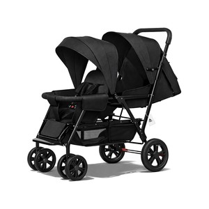 Double Stroller for Infants & Toddlers, Compact Foldable Design