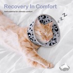 Topika Cat Cone Collar Soft Recovery, Adjustable Dog Cone Collar
