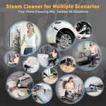 Topika Steam Cleaner Handheld Steamer for Home, 1600ml Tank, 3 Modes