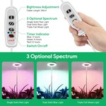 Topika - Plant Grow Light Grow Lights For Indoor Plants Full Spectrum 3Pack