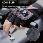 Motocentric Motorcycle Gloves Motorbike Half Finger Gloves