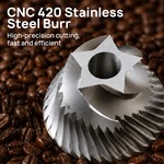 Bincoo - Grinder Coffee Machine, Electric Coffee Grinder,Portable Burr Mill