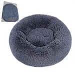 TopikaPet - Furry Donut Pet Bed for Dogs and Cats, Soft & Supportive, S/M/L