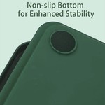 TopikaPet - Indoor Dog Toilet Large 50x39x12cm with 3-Sided Fence, Green