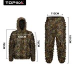 Topika Ghillie Suit 3D Leafy Camo Suit for Hunting & Wildlife Photography