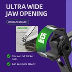 Topika-Nail Clippers Set 2pcs, Wide Jaw Heavy Duty Stainless Steel Cutter