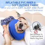 Topika Inflatable Dog Cone Collar, Donut Collar Recovery