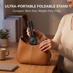 Topika - Adjustable Folding Laptop Stand With Magnetic Phone Holder