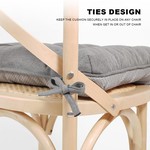 Topika Cotton Chair Cushions for Dining & Patio Chairs Soft Thick Seat Pads