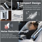 Topika 4-in-1 Cordless Handheld Vacuum, Air Duster & Pump, Up to 18KPa