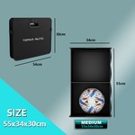 TopikaAuto - 55L Car Boot Organiser Foldable Storage Trunk Organizer-Black