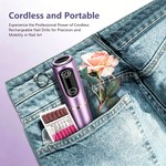 Topika Nail Polish Remover Electric Nail Drill Cordless E File