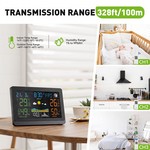 Topika Wireless Weather Station Thermometer, High-Definition Color Display