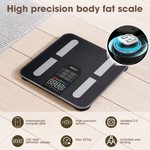 Topika Smart Body Composition Scale With BMI, Body Fat, Muscle & Heart Rate