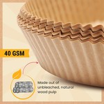 Topika Round Air Fryer Liners Disposable Airfryer Liner for Baking 200Pcs