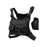 Topika Tactical Chest Bag & Holster Set Durable Water-Resistant Nylon Pack