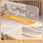 Topika Kids Bed Rail 1.5/1.8M, Foldable Toddler Safety Guard