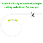 LED Dog Collar, USB Rechargeable, Cut-to-Fit, Pet Safety Light