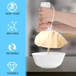 Topika - Fine Mesh Strainer Filter,Nylon Brew Bag Cheesecloth for Straining