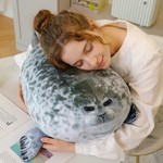Topika Seal Plush Cute Plushies 5pcs Tummy Time Pillow Toy