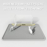 Topika Cat Litter Trapping Mat, Double-Layer Honeycomb Top Anti-Slip Bottom