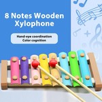 TopikaKids - 2-in-1 Montessori Baby Toy Set with Xylophone and Stacking Toy