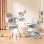 Topika 2-in-1 Baby High Chair, Foldable Feeding and Rocking Seat
