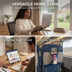 Topika - Adjustable Folding Laptop Stand With Magnetic Phone Holder