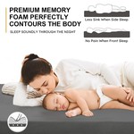 Topika Memory Foam Camping Sleeping Pad Waterproof Outdoor Roll up Mattress