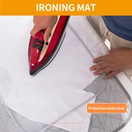 Topika Portable Heat Resistant Travel Ironing Pad with silicone iron rest