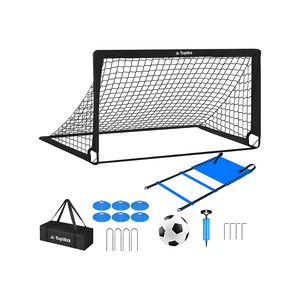 Topika Soccer Goal Set: Portable Fold-Up Training Goals (1.8 x 1.2 m)