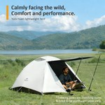 Naturehike - Camping Tent 2 Person, Lightweight Waterproof Hiking Tent
